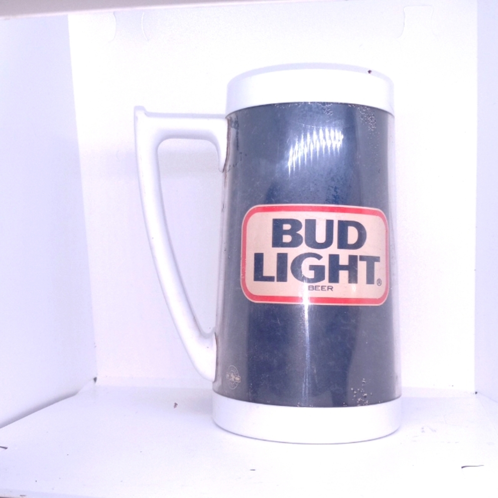 Vintage Thermo Serv Bud Light Beer Mug